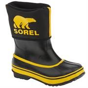 Sorel Rainbou B�rn, Black / Cyber Yellow